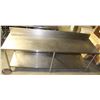 Image 3 : 8' STAINLESS STEEL WORKTABLE W/ UNDERSHELF &