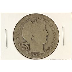 1902-O BARBER HALF DOLLAR