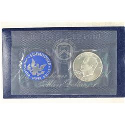 1972 IKE SILVER DOLLAR (BLUE PACK)