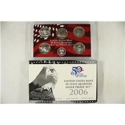 2006 SILVER 25 STATE QUARTERS PROOF SET WITH BOX