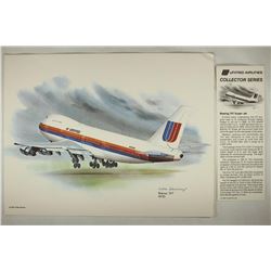 COLOR FRAMEABLE 8 1/2'' X 11'' PRINT 1970 BOEING