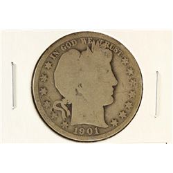 1901-O BARBER HALF DOLLAR