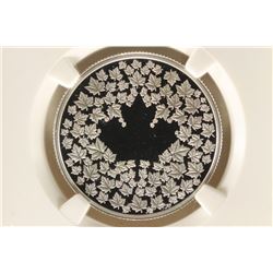 2013 CANADA MAPLE LEAF IMPRESSION SILVER $3
