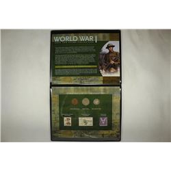 WWI COIN & STAMP COLLECTION CONTAINS: LINCOLN CENT