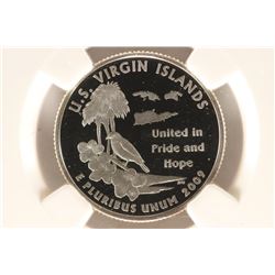 2009-S US VIRGIN ISLANDS QUARTER NGC PF70 ULTRA