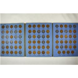 2 PARTIAL LINCOLN CENT ALBUMS 1909-1940-62 COINS