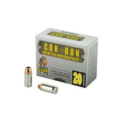 CORBON 380 ACP 90GR JHP - 20 Rds