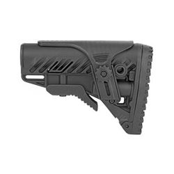 FAB DEF AR15 TACT STOCK ADJ BLK