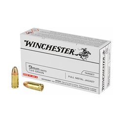 WIN USA 9MM 124GR FMJ  - 50 Rds