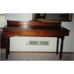 Rare Walnut Ledger Desk- Solid wood -Slant #1317946