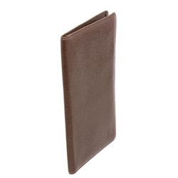 Louis Vuitton Brown Taiga Leather Long Checkbook Wallet