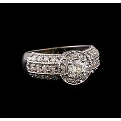 1.28 ctw Diamond Ring - 14KT White Gold