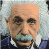 Image 2 : Steve Kaufman (1960-2010), "Einstein" One-of-a-Kind Mixed Media on Canvas, Hand