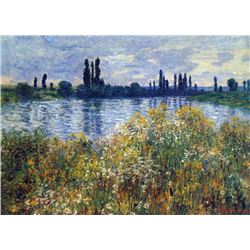 Claude Monet - Seine Shores at Vetheuil