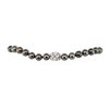 Image 3 : 0.40 ctw Diamond and Tahitian Pearl Necklace