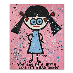 Todd Goldman, "Like It's a Bad Thing" Original Acrylic Painting on Gallery Wrapp