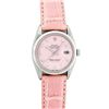 Image 2 : Rolex Stainless Steel Pink Diamond 36MM Datejust Wristwatch With Pink Leather St