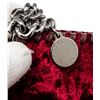 Image 6 : Stella McCartney Burgundy Velvet Falabella Mini Tote Crossbody Bag