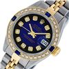 Image 6 : Rolex Ladies 2 Tone Blue Vignette Diamond & Sapphire Datejust Wristwatch