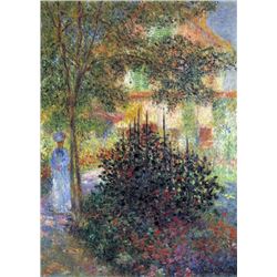 Claude Monet - Camille in the Garden of the House in Argenteuil