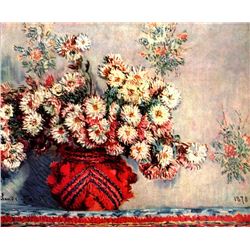 Claude Monet - Still Life with Chrysanthemums