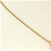 Image 5 : 14k Gold Cushion Mine Cut Diamond Lavalier Pendant