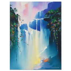 Thomas Leung, "Magic Fall" Hand Embellished Limited Edition on Canvas, Numbered