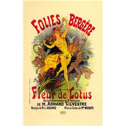 Jules Cheret - Fleur De Lotus