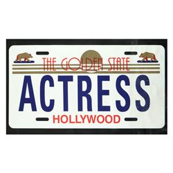 Steve Kaufman (1960-2010), "Actress" Hand Pulled Limited Edition Silkscreen on C