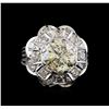 Image 2 : 3.65 ctw Diamond Ring - 18KT White Gold