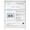 Image 3 : 1.79 ctw Tanzanite and Diamond Earrings - 14KT White Gold