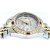 Image 4 : Rolex Ladies 2 Tone Grey Diamond & Ruby 26MM Datejust Wristwatch