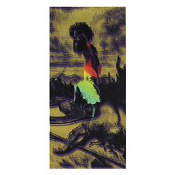 Steve Kaufman (1960-2010), "David and Goliath Gold" Hand Embellished Limited Edi