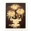 Image 1 : Brenda Barnum, "Press Roses" Limited Edition Serigraph, Numbered and Hand Signed