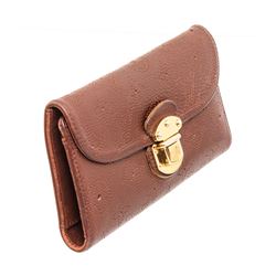 Louis Vuitton Brown Mahina Monogram Leather Amelia Wallet