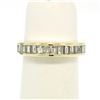 Image 3 : 14kt Yellow Gold 1.00 ctw Baguette Diamond Channel Domed Wedding Band Ring