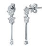 Image 1 : Natural 0.28 CTW Diamond Earrings 14K White Gold - REF-33M3F