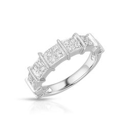 Natural 0.45 CTW Diamond Ring Platinum - REF-137R7K