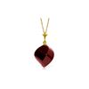 Image 1 : Genuine 15.25 ctw Ruby Necklace 14KT Yellow Gold - REF-26A7K