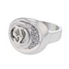 Natural 0.13 CTW Diamond Engagement Ring 18K Gold - REF-76M5F