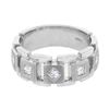 Image 1 : Natural 0.43 CTW Princess Diamond Ring 14K White Gold - REF-144Y9N