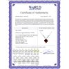 Image 2 : Genuine 15.27 ctw Ruby & Diamond Necklace 14KT Rose Gold - REF-46R7P