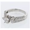 Image 1 : Natural 0.80 CTW Diamond Ring W=5MM 14K Gold - REF-123T3X