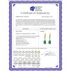Image 2 : Genuine 2.15 ctw Emerald & Diamond Earrings 14KT Yellow Gold - REF-59Z6N