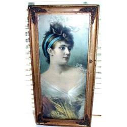 Picture of Victorian Lady in Gilded Wood Frame #1277514