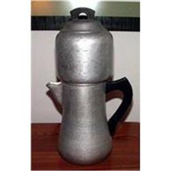 Deco Drip Coffee Pot Silver Seal Century Metal #1277519