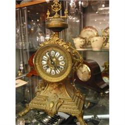 Brass mantle clock #1277685