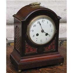 Mahogany chiming bracket clock #1277717