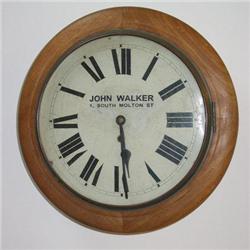 Pine 12" wall clock #1277728