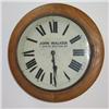 Image 1 : Pine 12" wall clock #1277728